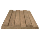 Sinfonia Hiphop Camel 6"x16" Matte Porcelain Fluted Wood Look Wall Tile - MSI Collection
