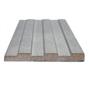 Sinfonia Hiphop Ceniza 6"x16" Matte Porcelain Fluted Limestone Look Wall Tile - MSI Collection
