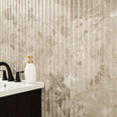 Tajvero 16"x48" Fluted Ceramic Wall Tile - MSI Collection
