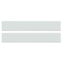 White Bullnose 4"x24" Polished Porcelain Wall Tile - MSI Collection Product shot multi tile view