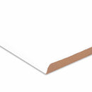 White Bullnose 4"x12" Glossy Ceramic Wall Tile - MSI Collection product shot profile  view 2