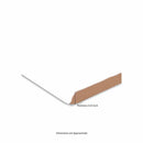 White Bullnose 4"x12" Glossy Ceramic Wall Tile - MSI Collection product shot measure view 2