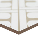 Zaria Elora 8"x8" Matte Porcelain Floor and Wall Tile - MSI Collection product shot edge view