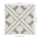 Zaria Elora 8"x8" Matte Porcelain Floor and Wall Tile - MSI Collection product shot angle view 2