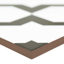 Zaria Gia 8"x8" Matte Porcelain Floor and Wall Tile - MSI Collection product shot edge view