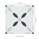 Zaria Greta 8"x8" Matte Porcelain Floor and Wall Tile - MSI Collection product shot wall view 2