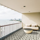 Zaria Sakura 8"x8" Matte Porcelain Floor and Wall Tile - MSI Collection product shot sink view 2