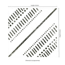 Zaria Tessa 8"x8" Matte Porcelain Floor and Wall Tile - MSI Collection product shot wall view 3