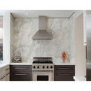 Napa gray 12x12 glazed ceramic floor and wall tile NNAPGRA1212 product shot kitchen closeup view