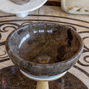 Narcist Brown Vessel Sink NTRVS31 D16 H6 angle view