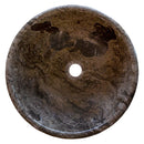 Narcist Brown Vessel Sink NTRVS31 D16 H6 top view