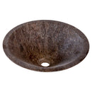 narcist marble stone v shape sink NTRVS16 D16 H6 angle view