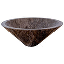 narcist marble stone v shape sink NTRVS16 D16 H6 side view