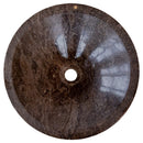 narcist marble stone v shape sink NTRVS16 D16 H6 top view