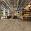 Engineered Hardwood European Oak 9" Wide, 73.23" RL, 5/8" Thick Wirebrushed Audere Native Birch - Mazzia Collection restro view