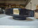 Black Marble Vessel Sink Above Counter Polished 16 Inch Round