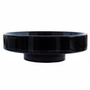 Toros Black Marble Above Vanity Designer Bathroom Sink Middle Drain Cap (D)16" (H)6" side view