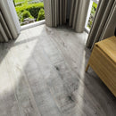 Laminate Hardwood 7.75" Wide, 72" RL, 12mm Thick Textured Summa Natural Chestnut Floors - Mazzia Collection product shot bedroom view 2