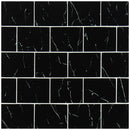 Nero marquina 3x6 matte glass wall tile SMOT-GL-T-NERMAR36 product shot wall view