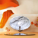 White Marble Sculptural Vessel Bathroom Sink Polished Oval 16x26