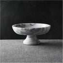 New York White genuine marble fruit salad bowl decorative polished product shot
