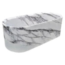Polished Marble Hand Carved Freestanding Bathtub 32 x 73 x 24