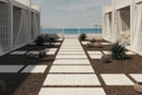 Nexos White Outdoor Porcelain Pavers 24"x24", Thickness 3/4"