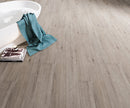 SPC Vinyl Rigid Core 7" Width 60" RL, 6mm Thick, 1.5mm IXPE Novel Taupe Invicta Floors - Mazzia Collection Product shoot Wash room  view 1