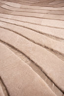 OMBRÉ – Custom Made Shearling and Cowhide Rug