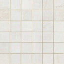 Oxide blanc 12 in x 12 in matte porcelain mosaic tile NOXIBLA2X2 product shot wall view
