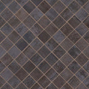 Oxide iron 12 in x 12 in matte porcelain mosaic tile NOXIIRO2X2 product shot angle view