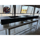 HANDCRAFTED PIETRA GREY HIGH ENGINEERED PORCELAIN DOUBLE SINK (ES-171)