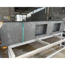 HANDCRAFTED PIETRA GREY HIGH ENGINEERED PORCELAIN DOUBLE SINK (ES-171)