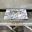 READY TO SHIP! Handcrafted Calacatta Viola Porcelain Vessel Sink: Custom Bathroom Vanity Top (ES-39)