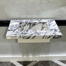 READY TO SHIP! Handcrafted Calacatta Viola Porcelain Vessel Sink: Custom Bathroom Vanity Top (ES-39)