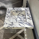 READY TO SHIP! Handcrafted Calacatta Viola Porcelain Vessel Sink: Custom Bathroom Vanity Top (ES-39)