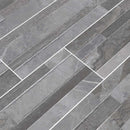 Palisade Grey Ledger Panel 6" x 24" Glazed Porcelain Wall Tile - MSI Collection