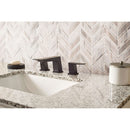 Palisandro chevron 12x12 polished marble mesh mounted mosaic tile SMOT-PALI-CHEVRON10MM product shot wash basin view
