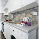 Pasadena 12X12 glass mesh mounted mosaic tile P-SMOT-GLS-PASA6MM product shot kitchen view