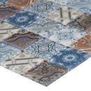 Pasadena 12X12 glass mesh mounted mosaic tile P-SMOT-GLS-PASA6MM product shot one tile profile view