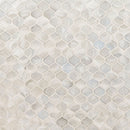 Pearla arabesque 10x10.2 glass mesh mounted mosaic wall tile SMOT-GLS-PEAARA8MM product shot wall view