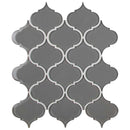 Pebble arabesque 10.43X12.28 glass mesh mounted mosaic tile SMOT-GLS-PEBARA8MM product shot multiple tiles close up view