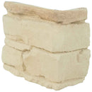 Peninsula cream corner stacked stone 9x19.5 natural manufactured stone LPNLEPENCRE4COR product shot corner view