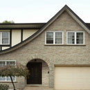 Peninsula cream stacked stone 9x19.5 natural manufactured stone LPNLEPENCRE6 product shot mansion ledger view 2