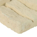 Peninsula cream stacked stone 9x19.5 natural manufactured stone LPNLEPENCRE6 product shot profile ledger view