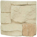 Peninsula cream stacked stone 9x19.5 natural manufactured stone LPNLEPENCRE6 product shot top ledger view 2