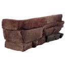 Peninsula earth corner stacked stone 9x19.5 natural manufactured stone LPNLEPENEAR4COR product shot corner view 2
