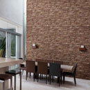 Peninsula earth stacked stone 9x19.5 natural manufactured stone LPNLEPENEAR6 product shot room ledger view 2