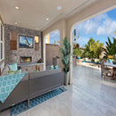 Peninsula sand stacked stone 9x195 natural manufactured stone LPNLEPENSAN6 product shot room ledger view 2