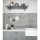 Penny round bianco 11.5X11.63 matte porcelain mesh mounted mosaic tile SMOT-PT-PENRD-BIAM product shot wall view